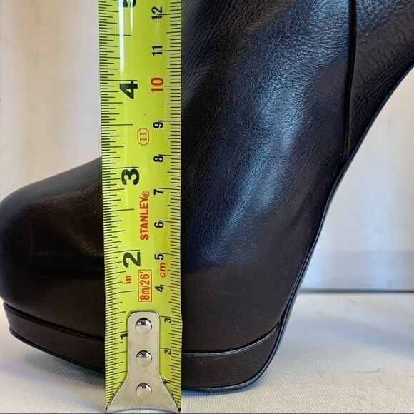 NWOB Giuseppe Zanotti brown leather platform boot - Picture 6 of 9